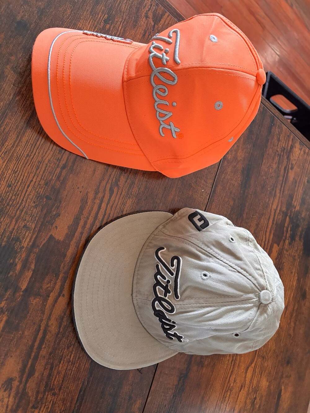 Titleist Players Performance Ball Marker Golf Cap Bundle (Orange and Khaki)